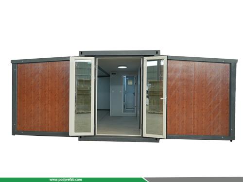 20ft Double-Wing Expandable Container House Portable Lightweight Modular