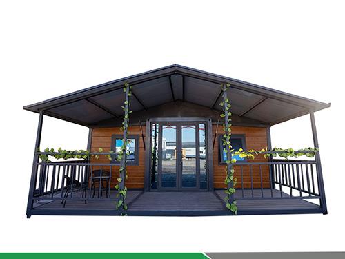 20ft Expandable Foldable Portable Tiny House Prefab With Terrace Gable Roof