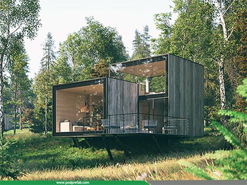 Modular Container Spa Building Prefabricated Sustainable Container for Spa Hotel